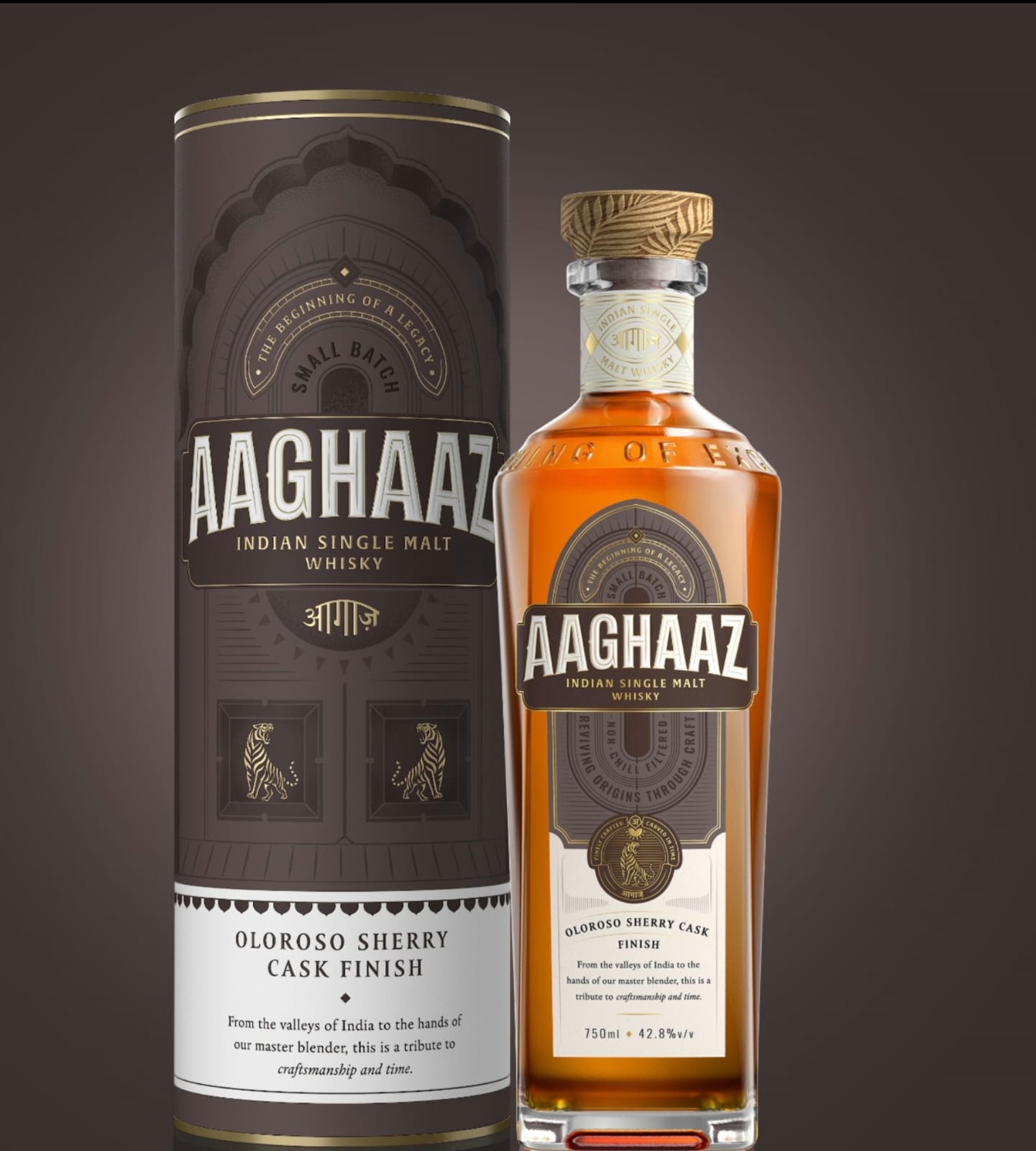 All Seasons Aaghaz premium Indian whisky bottle