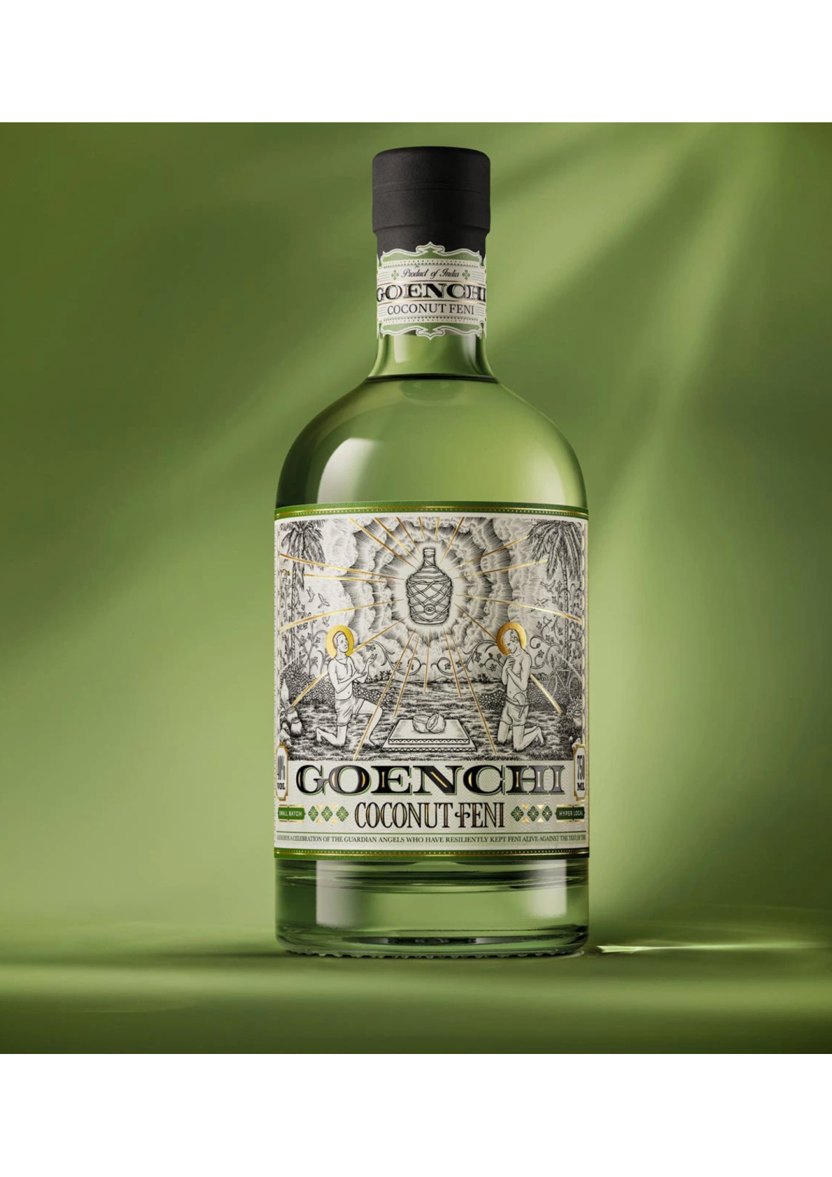 Goenchi Coconut Feni bottle - available at LCBO Ontario